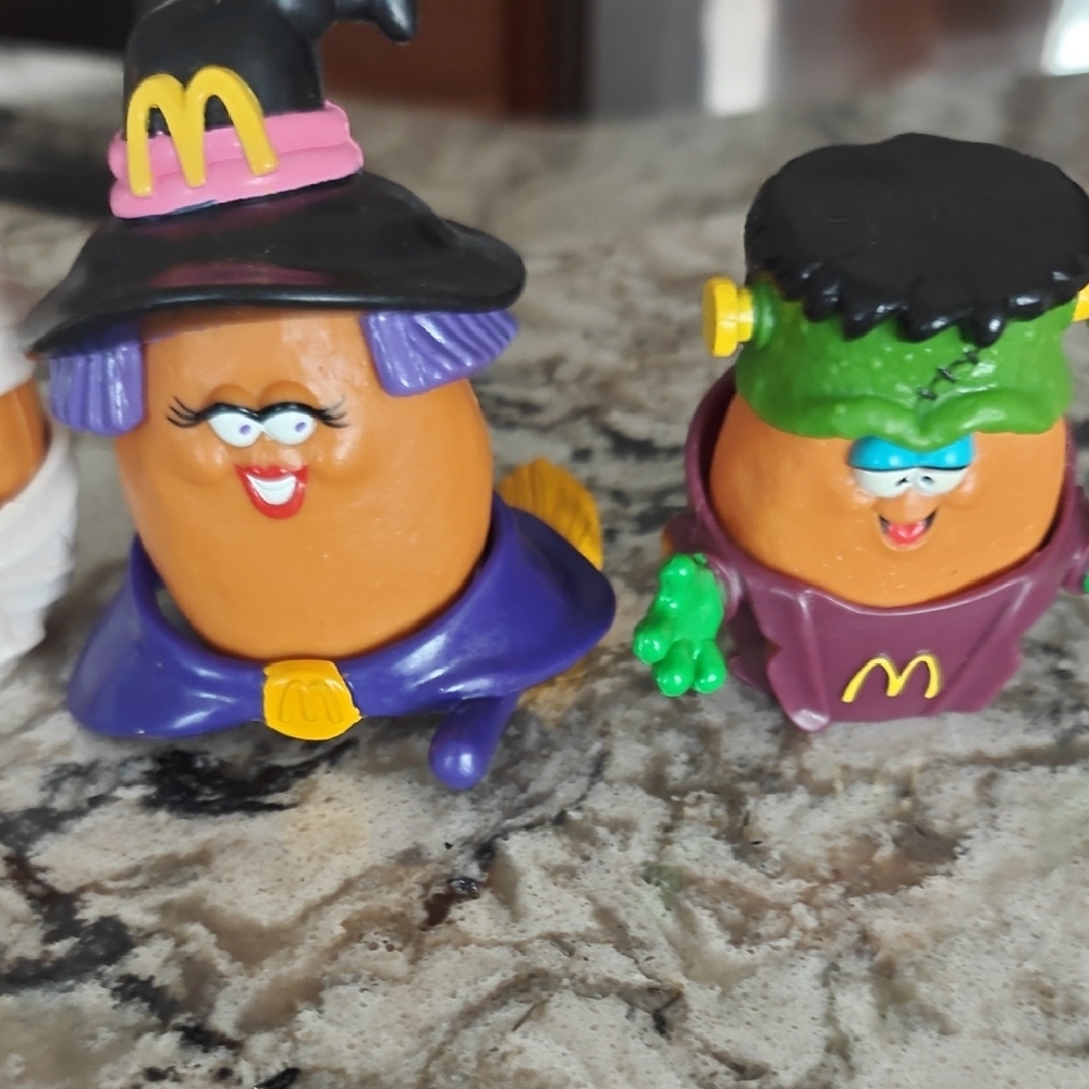 6 NUGGET BUDDIE Vintage McDonald's 1992 Frankenstein/ WITCH/ MUMMY /GHOST/👻🎃 - Picture 5 of 11
